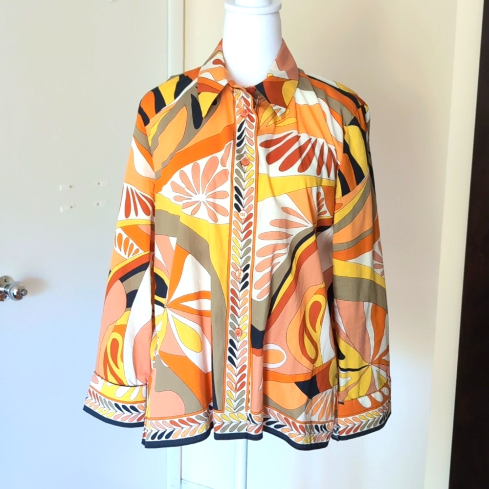 Zara multi color shirt